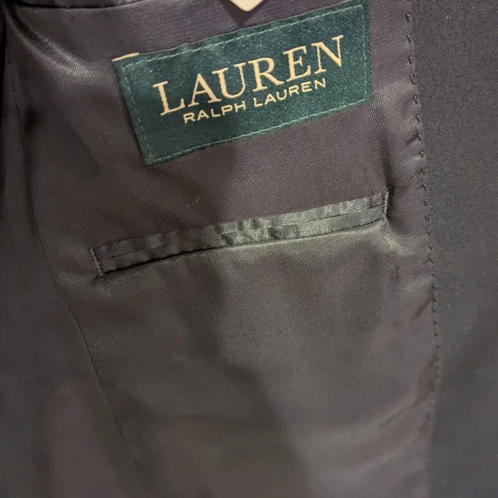 Ralph Lauren Boys Classic Navy Blazer with Gold-Tone Buttons